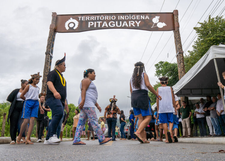 Prefeitura inaugura Portal de Identificação do Território Indígena Pitaguary