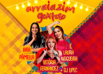 Arraizim Goxtoso chega ao Naútico com Vitória Fernandez, Iara Pamella e Laura Nogueira