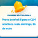 CLM realiza prova de nível III neste domingo, 26 de maio