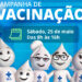 Saúde realiza campanha de vacinação neste sábado, 25/05