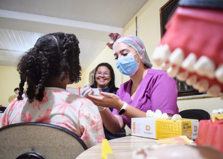 Saúde realiza ação na Unidade de Acolhimento Casa Família Maria Mãe da Ternura