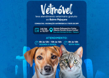 VetMóvel leva atendimento veterinário gratuito ao bairro Pajuçara