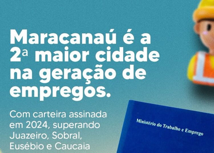 Maracanaú é a 2ª maior cidade na geração de empregos