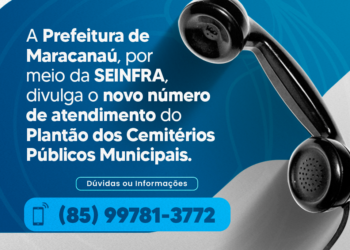 Prefeitura divulga novo número de atendimento do Plantão dos Cemitérios Públicos