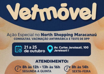 VetMóvel ofertará atendimento veterinário no North Shopping Maracanaú