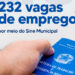 SINE Municipal tem 232 vagas de emprego disponíveis em 41 empresas do Distrito Industrial de Maracanaú