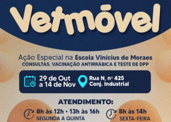 VetMóvel leva atendimento gratuito ao Conjunto Industrial