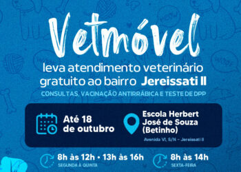 VetMóvel leva atendimento gratuito ao bairro Jereissati II
