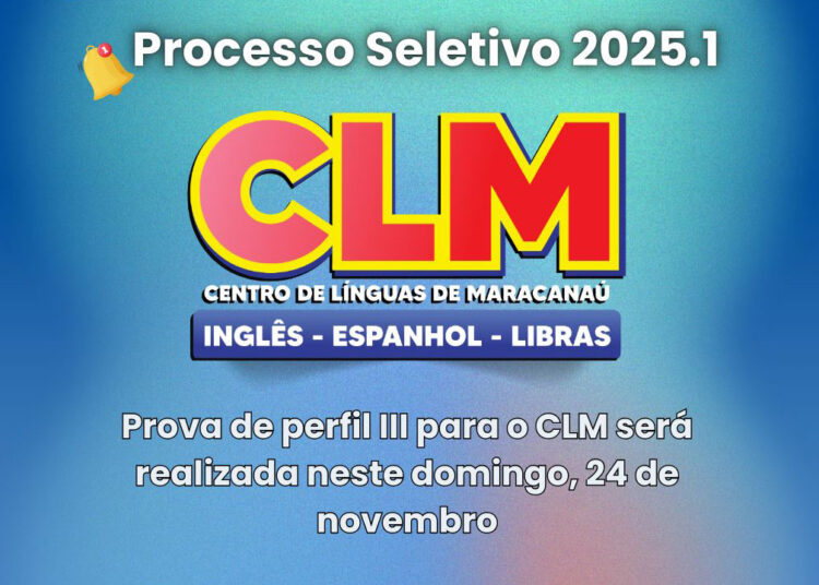 Prova de perfil III para o CLM será realizada neste domingo, 24 de novembro