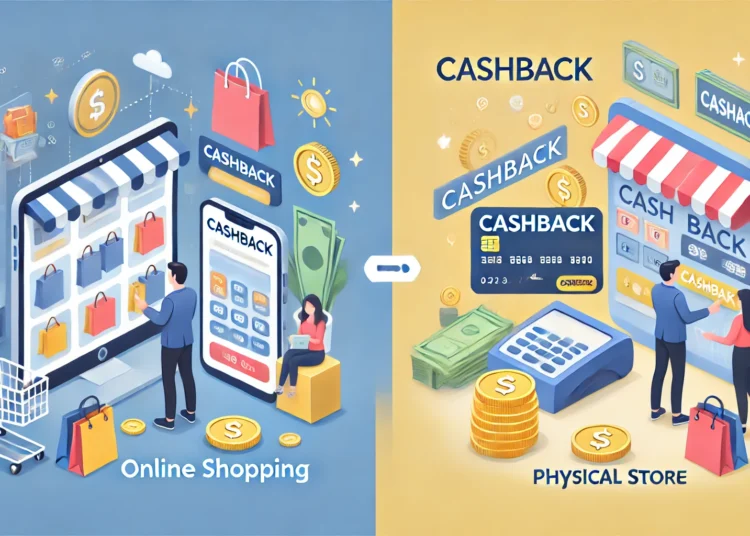 Os benefícios do cashback em compras online vs compras em lojas físicas