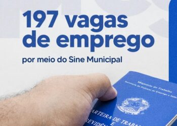 Sine Municipal oferta 197 vagas de emprego em 67 empresas