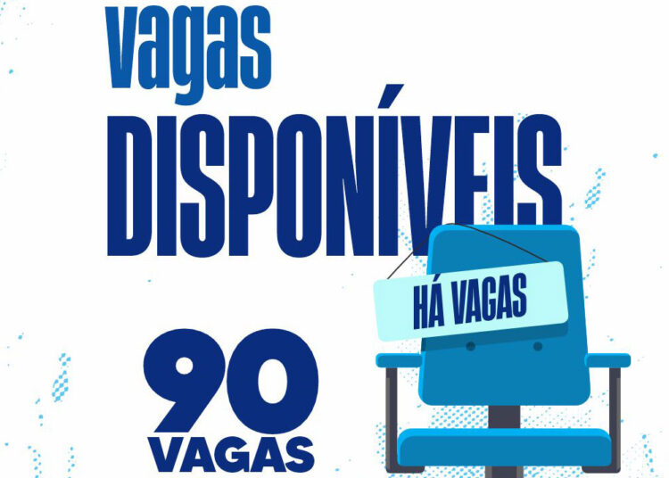 SINE Municipal oferta 90 vagas de emprego disponíveis nesta quarta-feira, 06/11