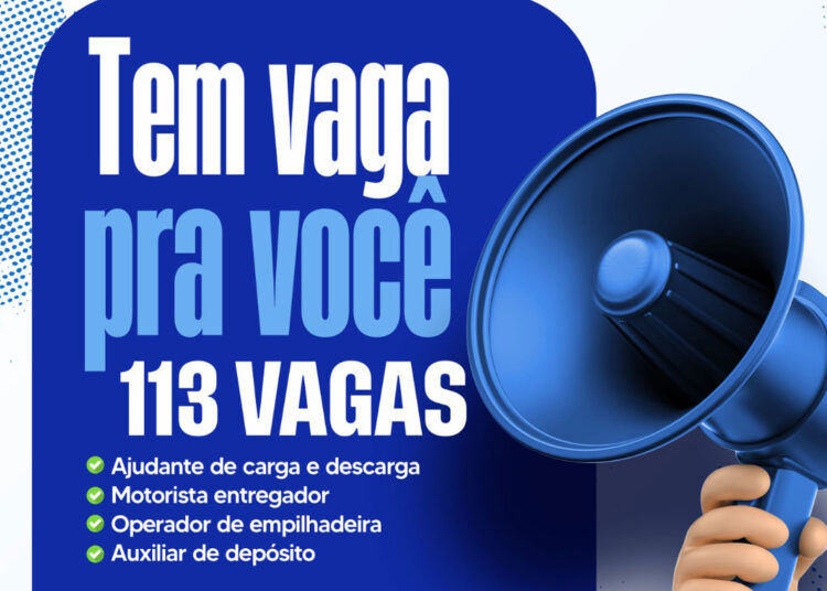 SINE Municipal tem 113 vagas de emprego disponíveis nesta terça-feira, 19/11