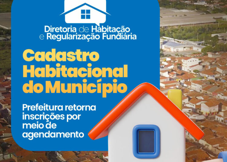 Prefeitura retorna inscrições para Cadastro Habitacional do Município por meio de agendamento