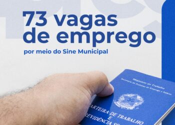 SINE Municipal tem 73 vagas de emprego disponíveis em 41 empresas