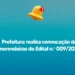 Prefeitura realiza convocação de merendeiras do Edital n.º 009/2024