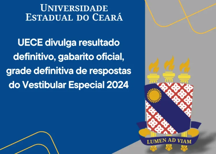 UECE divulga os gabaritos e o resultado definitivo da documentação dos candidatos do edital N° 07/2024