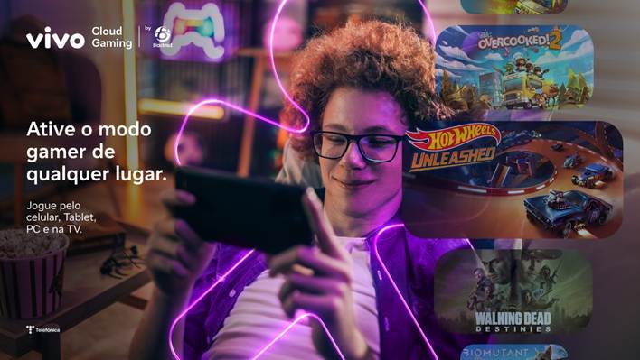 Vivo amplia portfólio de serviços para público gamer e lança o Cloud Gaming by Blacknut