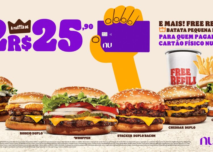 Burger King® e Nubank se unem em campanha inédita