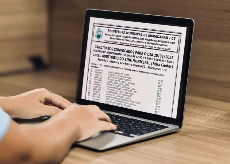 Prefeitura de Maracanaú convoca candidatos aprovados no Qualifica Mais Maracanaú