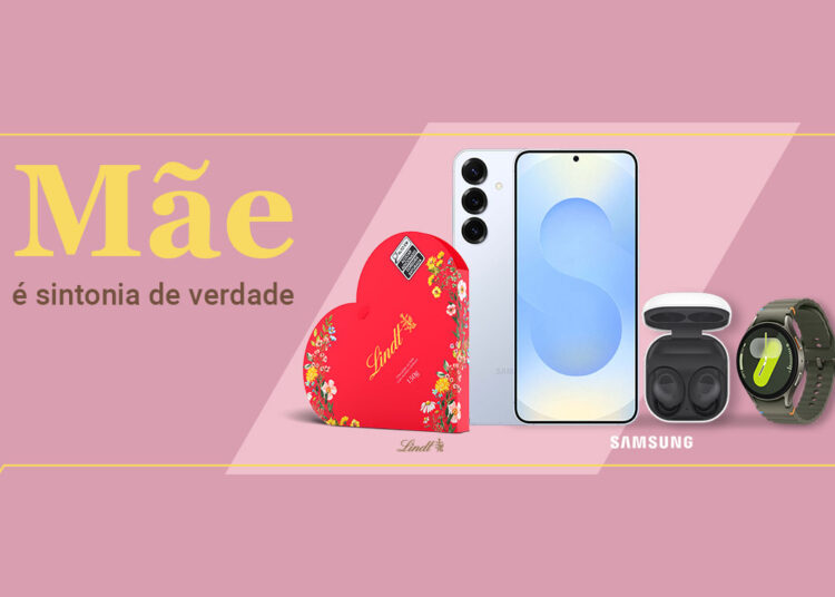 Shopping Parangaba terá sorteio de kits Samsung e brindes Lindt na campanha do Dia das Mães