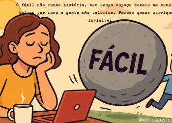 o peso do fácil