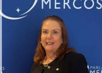 Deputada Fernanda Pessoa é empossada no Parlamento do Mercosul, em Montevidéu no Uruguai
