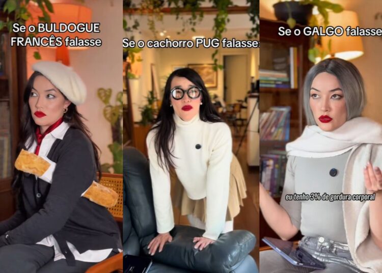 Influencer viraliza ao dar voz e alma a raças de cachorros; veja vídeo
