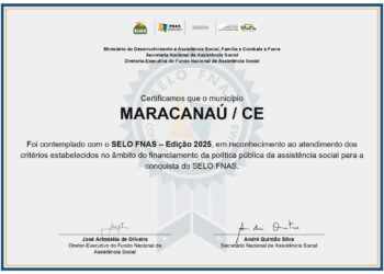 No momento, você está visualizando Maracanaú conquista Selo FNAS 2025 e tem gestão financeira da assistência social reconhecida nacionalmente