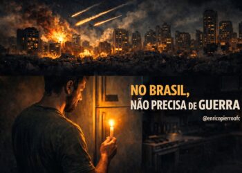 No brasil, não precisa de guerra.
