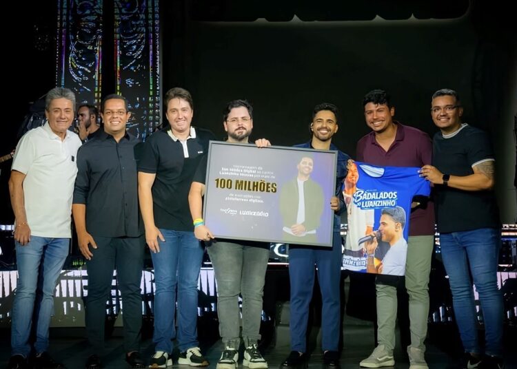 Luanzinho Moraes alcança 100 milhões de streams e é homenageado em gravação de audiovisual