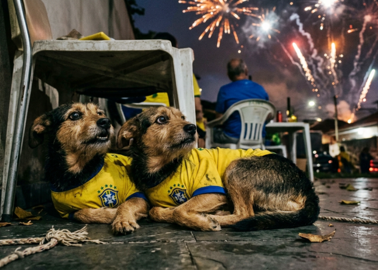 Copa 2026: saiba como proteger os pets com medo de fogos de artifício