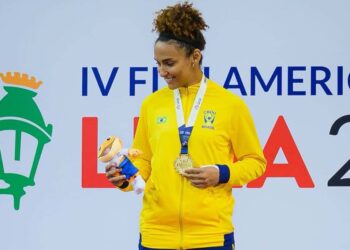 No momento, você está visualizando Atleta maracanauense conquista medalha de ouro nos Jogos Pan-Americanos Universitários, disputados no Peru