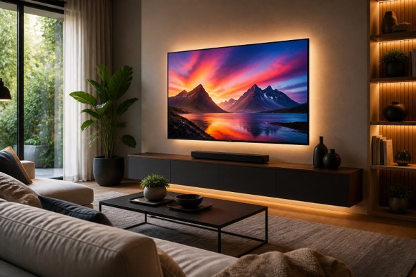 TV 55 Polegadas: Imagem Imersiva e Tecnologia de Ponta para Sua Sala