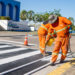 No momento, você está visualizando Demutran inicia renovação da sinalização de 50 faixas elevadas em Maracanaú