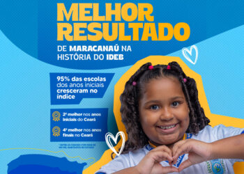 No momento, você está visualizando Maracanaú alcança melhor resultado da série histórica do Ideb e se destaca entre municípios do Ceará