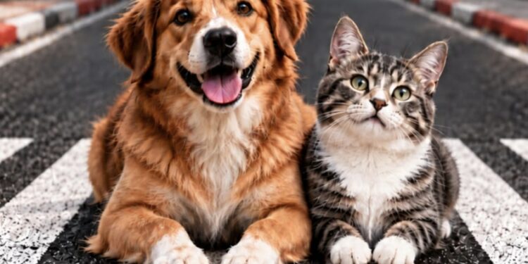 Prefeitura realiza blitz educativa “Eu Freio para Animais” em frente ao North Shopping
